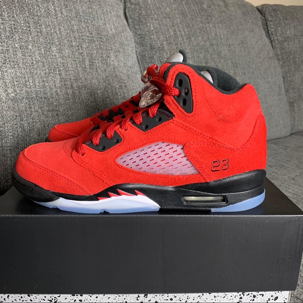 Air Jordan 5 Retro Raging Bull Red "Alternative" - Picture 2 of 12